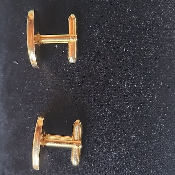 Vintage Gold Tone Card Suit Cufflinks - Picture 2 of 3